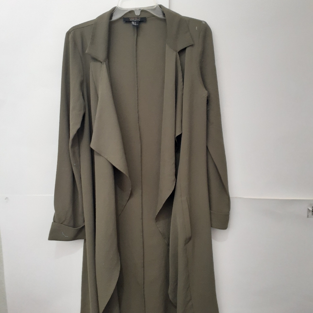 🌿FOREVER 21 Olive Green Women's Kimono